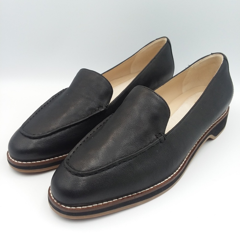 Cole Haan Black Leather Loafers